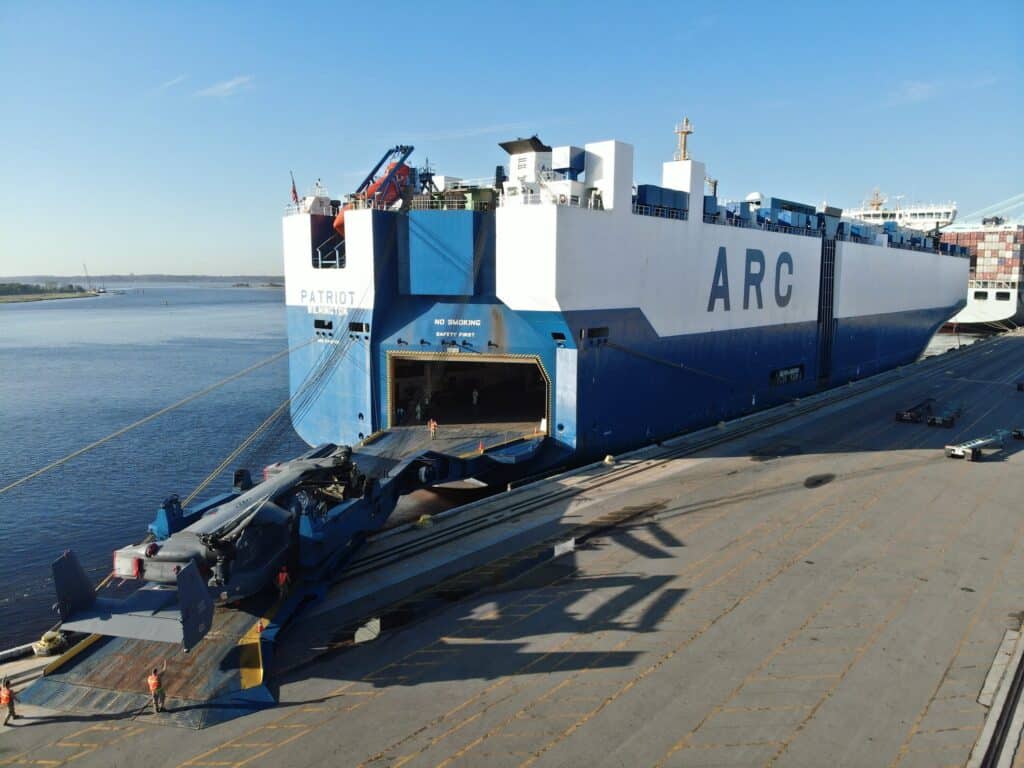 RORO cargo shipping